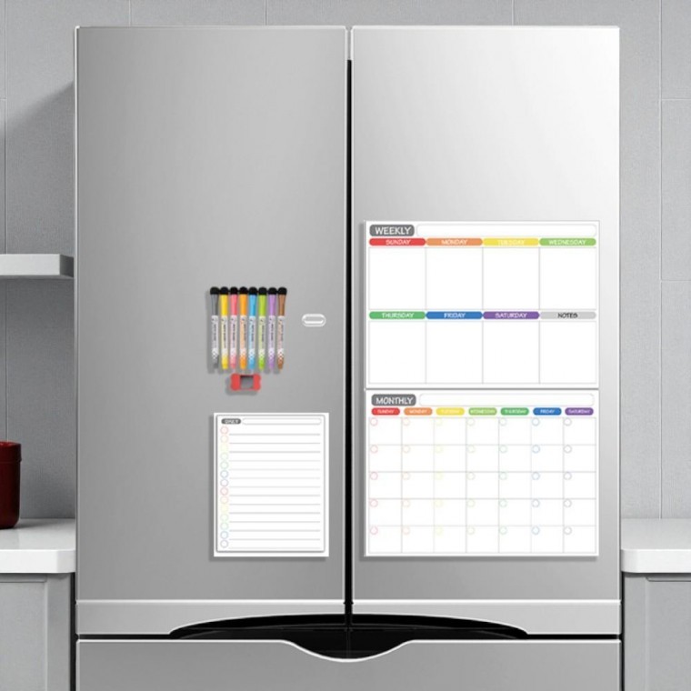 자석 3종 달력 계획표 붙이는 마그네틱 스케줄러 화이트보드 달력, 마그네틱달력 3종세트 81,950원