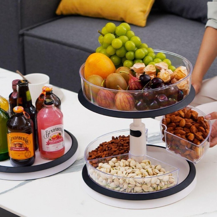 주방 수납 다용도 360도 회전식 트레이 다기능 양념 통선반 48,380원