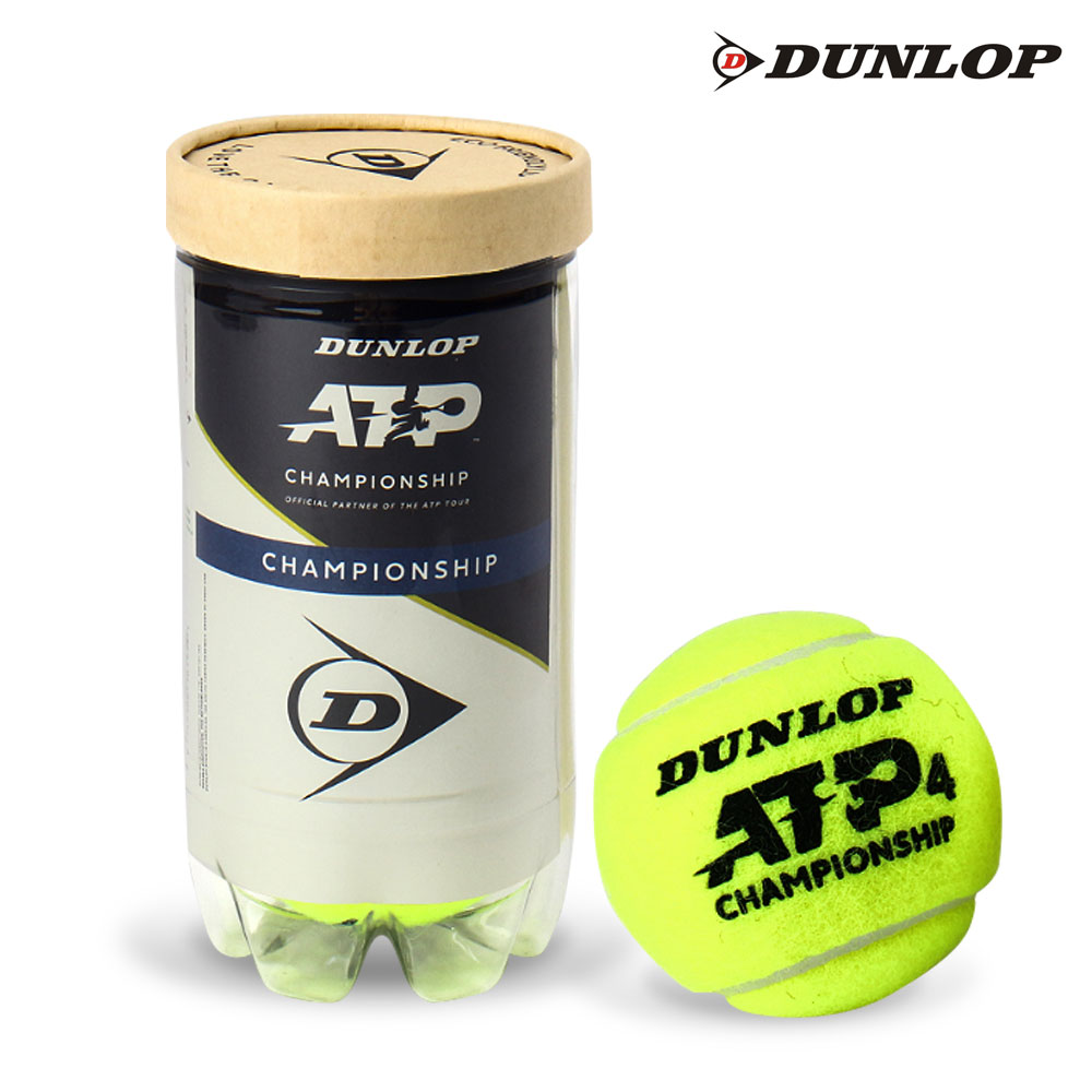 던롭 ATP 챔피온쉽 시합구 공인구 테니스 볼 (2입), 옐로우, 1세트 5,000원