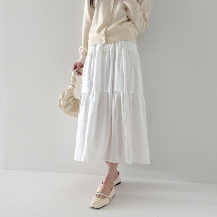 라라온 밴딩 플레어 캉캉 티어드 롱 스커트 26TSP3636 15,900원