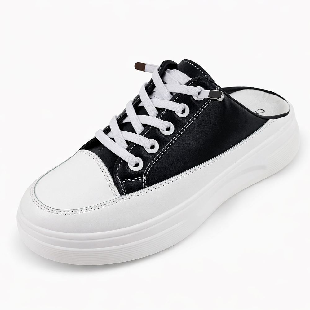 순이의신발장 키높이 통굽 발편한 여성 블로퍼 운동화 슬리퍼 여자 흰색 뮬 스니커즈 4cm 22,300원