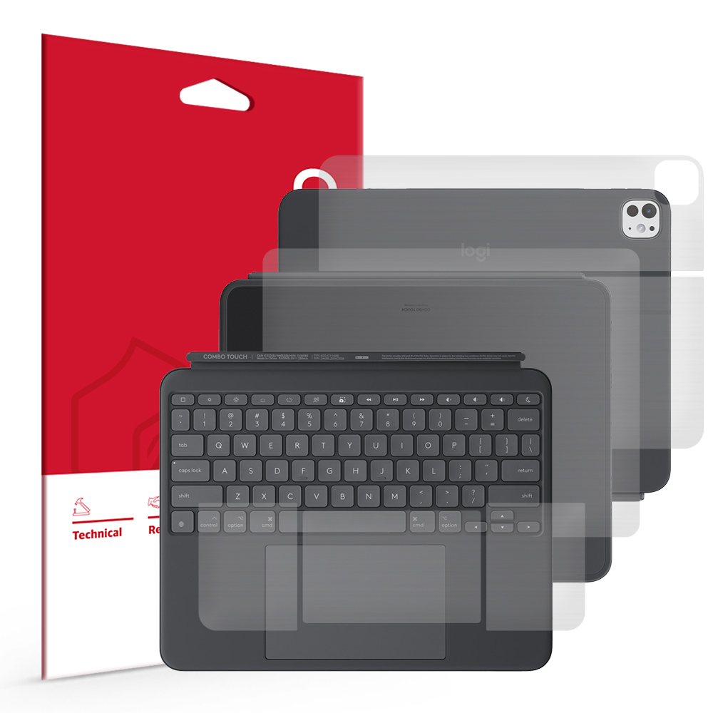 로지텍 콤보 터치 아이패드프로 13 M5 M4 키보드 케이스용 무광 전신 외부보호필름 3종 1세트 14,900원