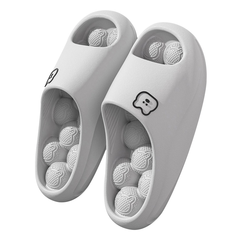 리틀보트 미끄럼방지 푹신 욕실 슬리퍼 실내화, 그레이, 1개 9,800원