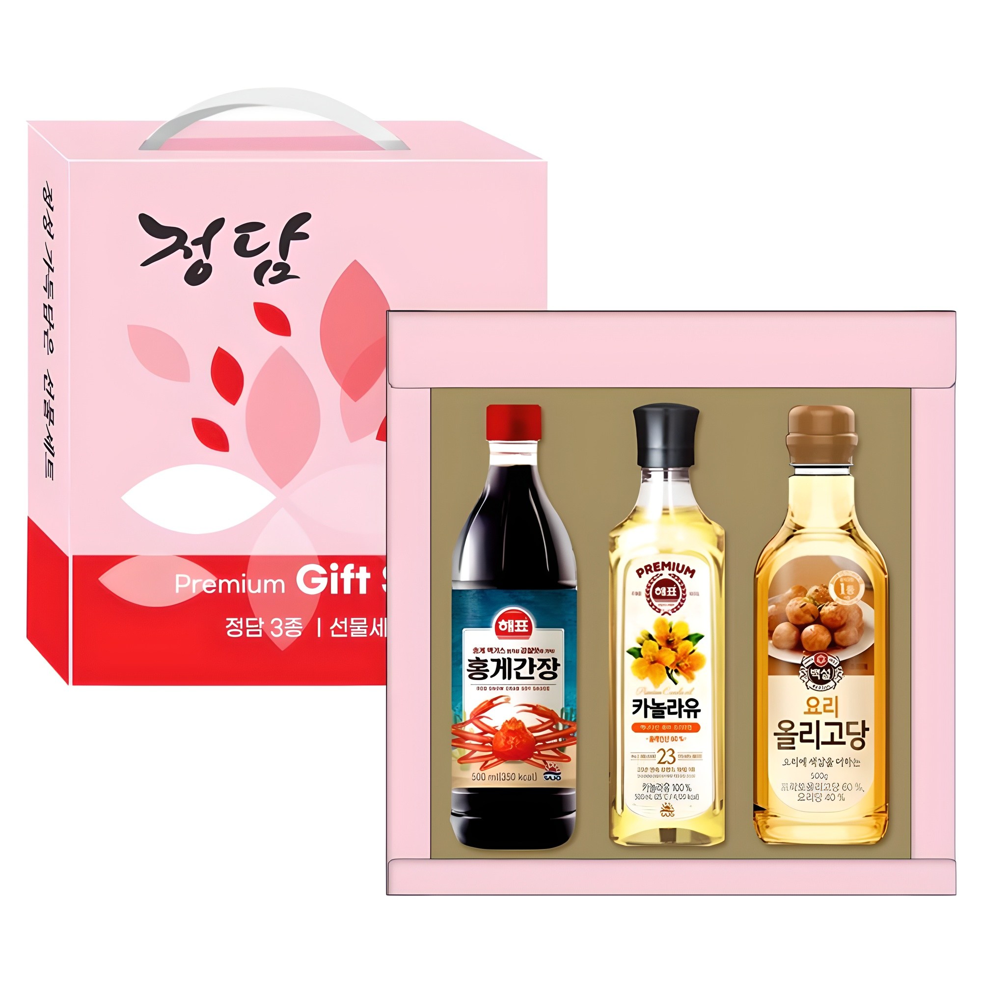 실속선물 설 추석 명절선물 백설 요리3종 정담 (1세트) 홍게간장 올리고당 카놀라유 1만원이하 고급 선물 69,750원