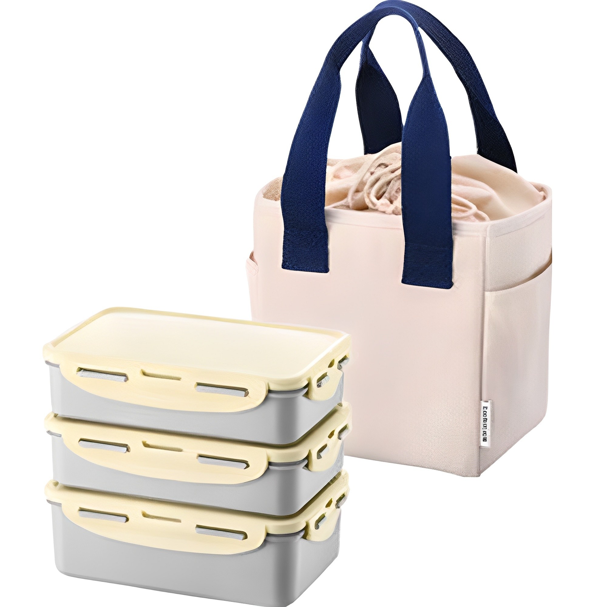 락앤락 데일리 코튼 직사각 3단 찬합 + 가방 + 아이스팩 세트 23,730원