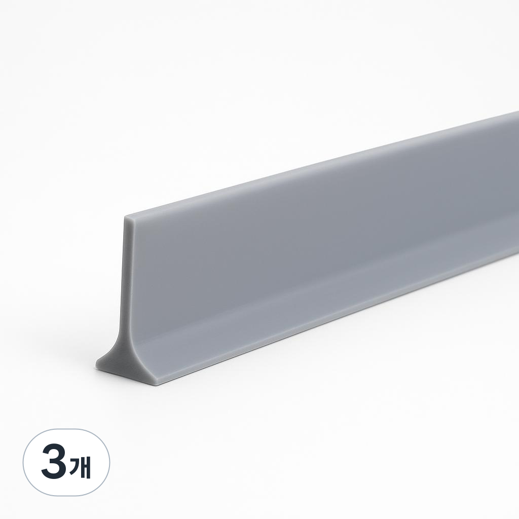 코이드림 싱크대 물막이 실리콘 가림막 물튀김 방지 100cm, 3개, 그레이 38,000원