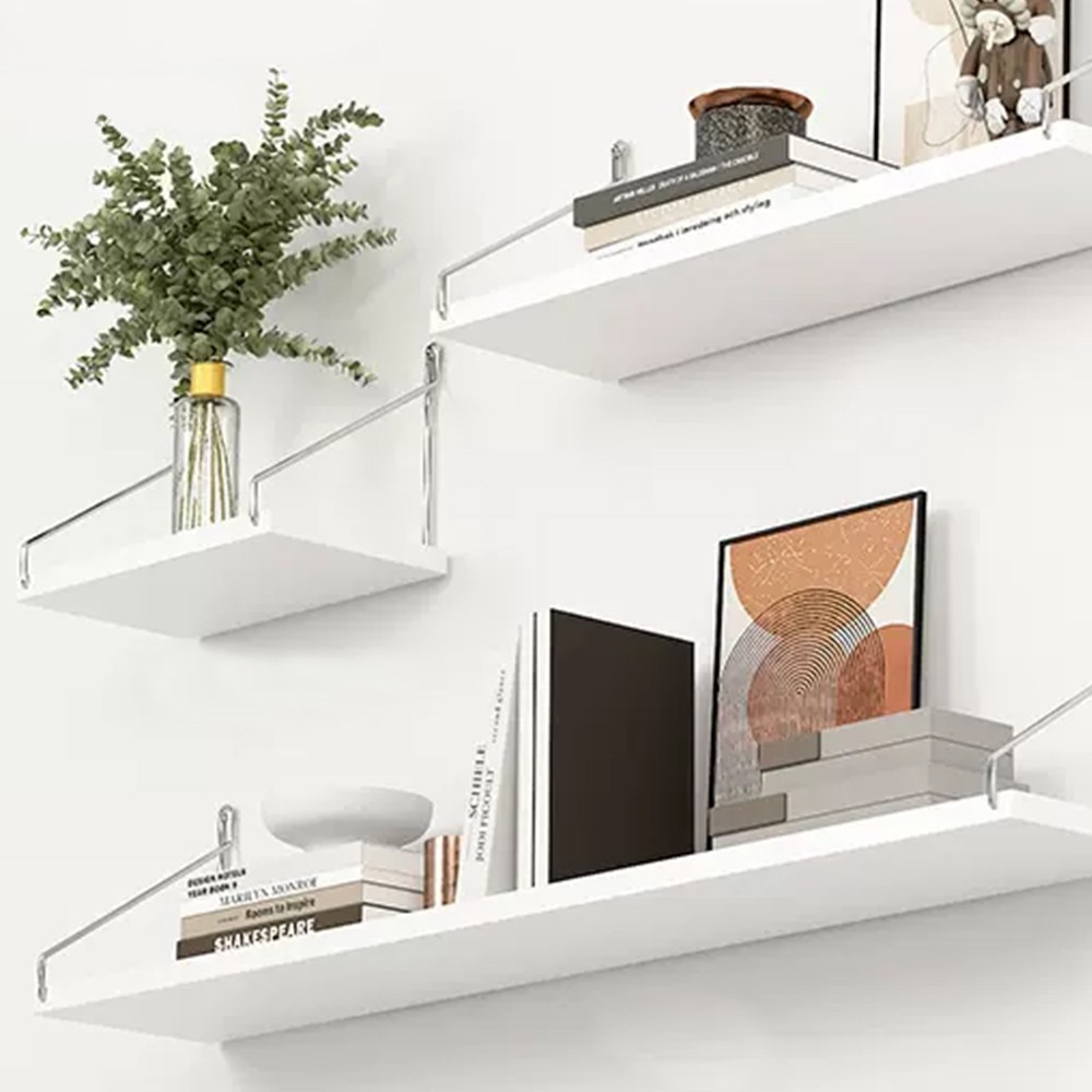 위시월드 무타공 인테리어 무지주 벽선반 3종세트, 화이트 34,520원