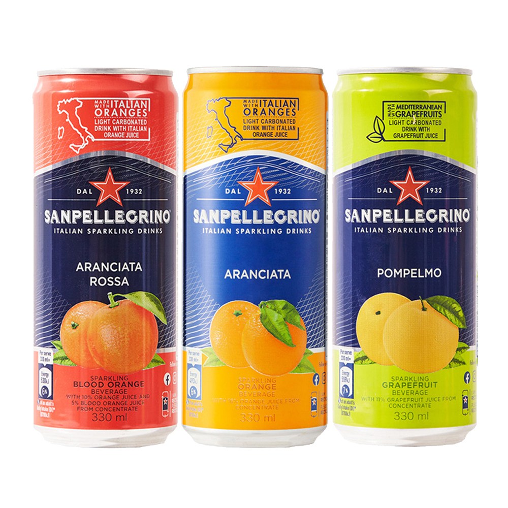 산펠레그리노 3종 혼합(로싸 아란시아타 폼펠모) 330mlx12캔, 12개, 330ml 26,860원