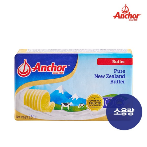 앵커버터 227g 1개 (무가염 - 나트륨 함유제품), 1개, 227g 5,720원