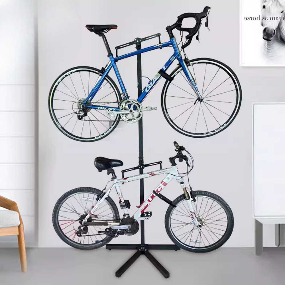 받침대 실내자전거거치대 수직 2대 수직형 실내거치 102,200원