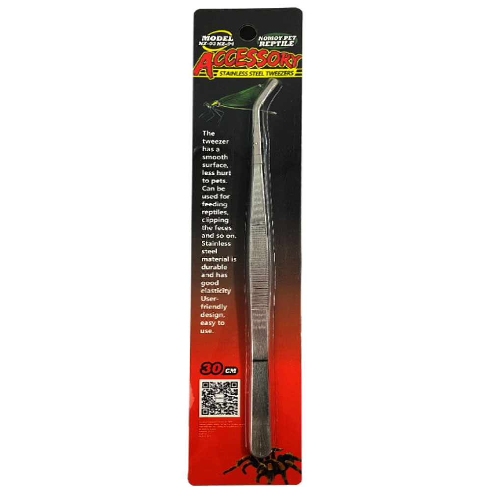 노모이펫 스테인레스 파충류 피딩 핀셋 곡선형 30cm NZ-04, 단일 색상, 1개 3,150원