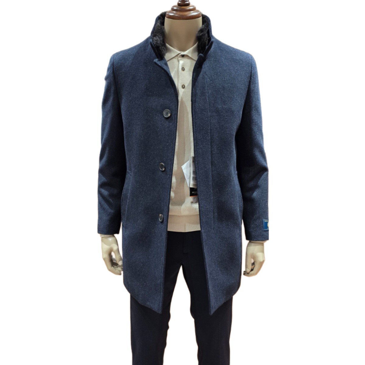 코오롱 브렌우드 카라 퍼 울 캐시미어 블렌디드 코트 겨울 비즈니스 캐주얼 BRCBW25641 375,000원