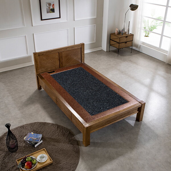 [구들장돌침대] [구들장] 모던 서랍형 슈퍼싱글 게르마늄 돌침대 647,000원