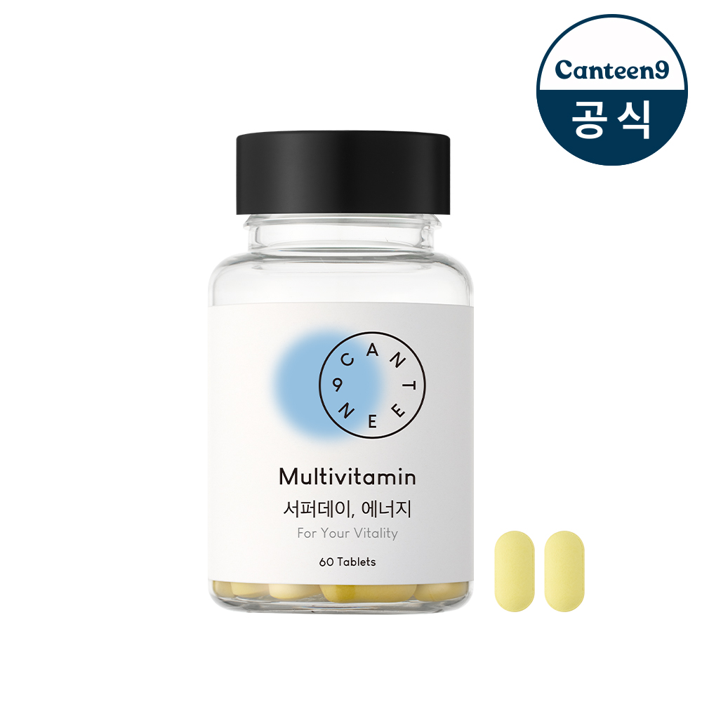 활력증진 종합비타민비타민B군 8종 마그네슘 서퍼데이 에너지 30일분(1Bottle), 60정, 1개 48,750원