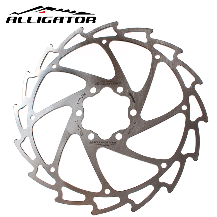 ALLIGATOR 윈드커터 스틸 로터 (자전거 MTB 6볼트 디스크 브레이크 140mm 160mm 180mm 203mm), 1개 20,000원