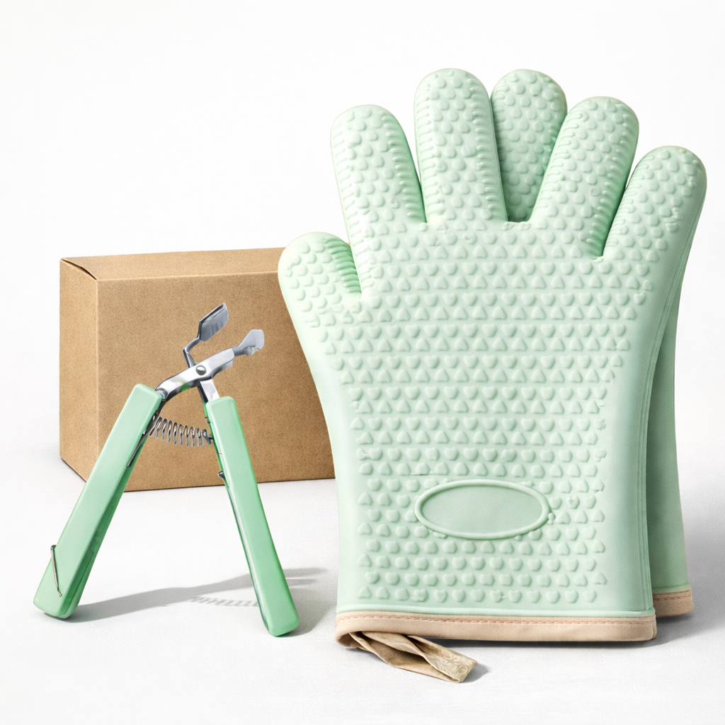 라라피치 두꺼운 열차단 실리콘 오븐장갑2P+냄비집게SET, 1개, 민트 14,900원