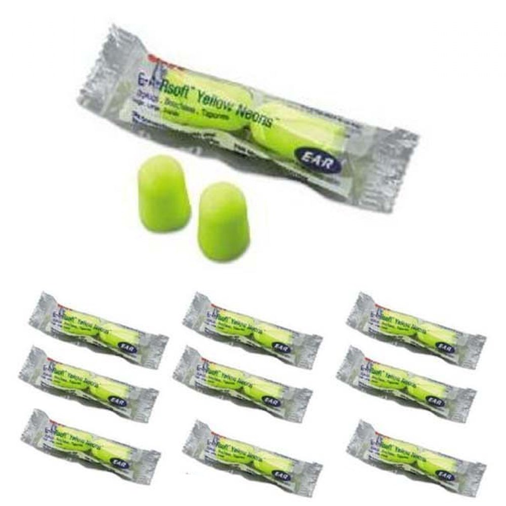 골든트리 3M 폼타입 귀마개 EAR Soft 엘로우네온 10세트 이어플러그 소음방지 공사 현장 수면 방음, 1세트 5,850원
