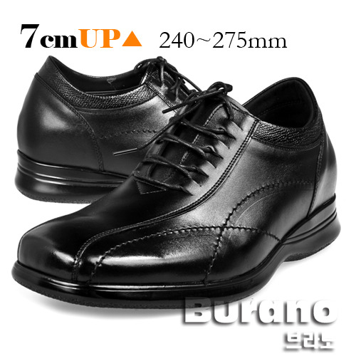 96-LS-04 키높이7cm 남성구두 우레탄굽 쏠림최소화 소가죽 해피슈즈 108,000원