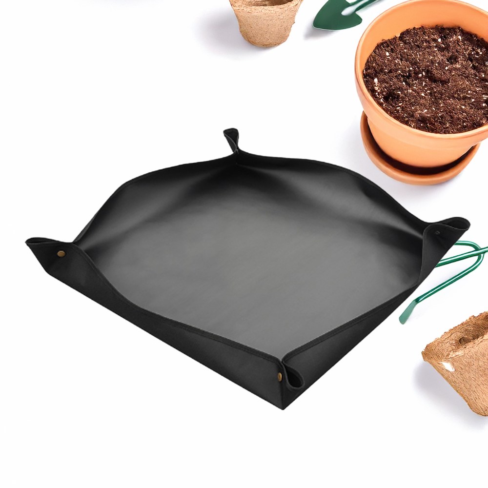 인밸 화분 분갈이 매트 방수 다용도 가든 트레이 100x100cm 블랙 8,900원