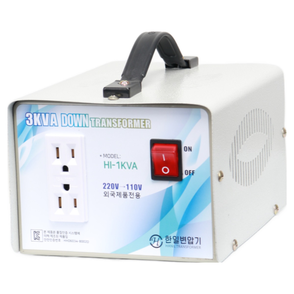 3k 220-110 다운변압기 / 한일트랜스/도란스/ 외국제품을 한국에서 사용, 1개 70,000원