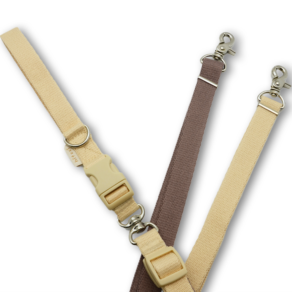 힛찌 꼬이지 않는 강아지 일체형 트윈줄, 베이지브라운, 1개 37,340원