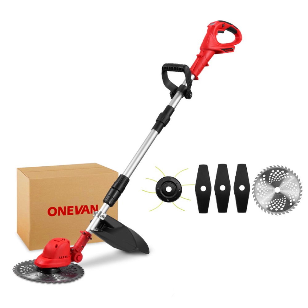[국내발송] ONEVAN 브러시리스 무선 잔디 예초기 다기능 소형 가정용 깎는 기계, 1세트 56,070원