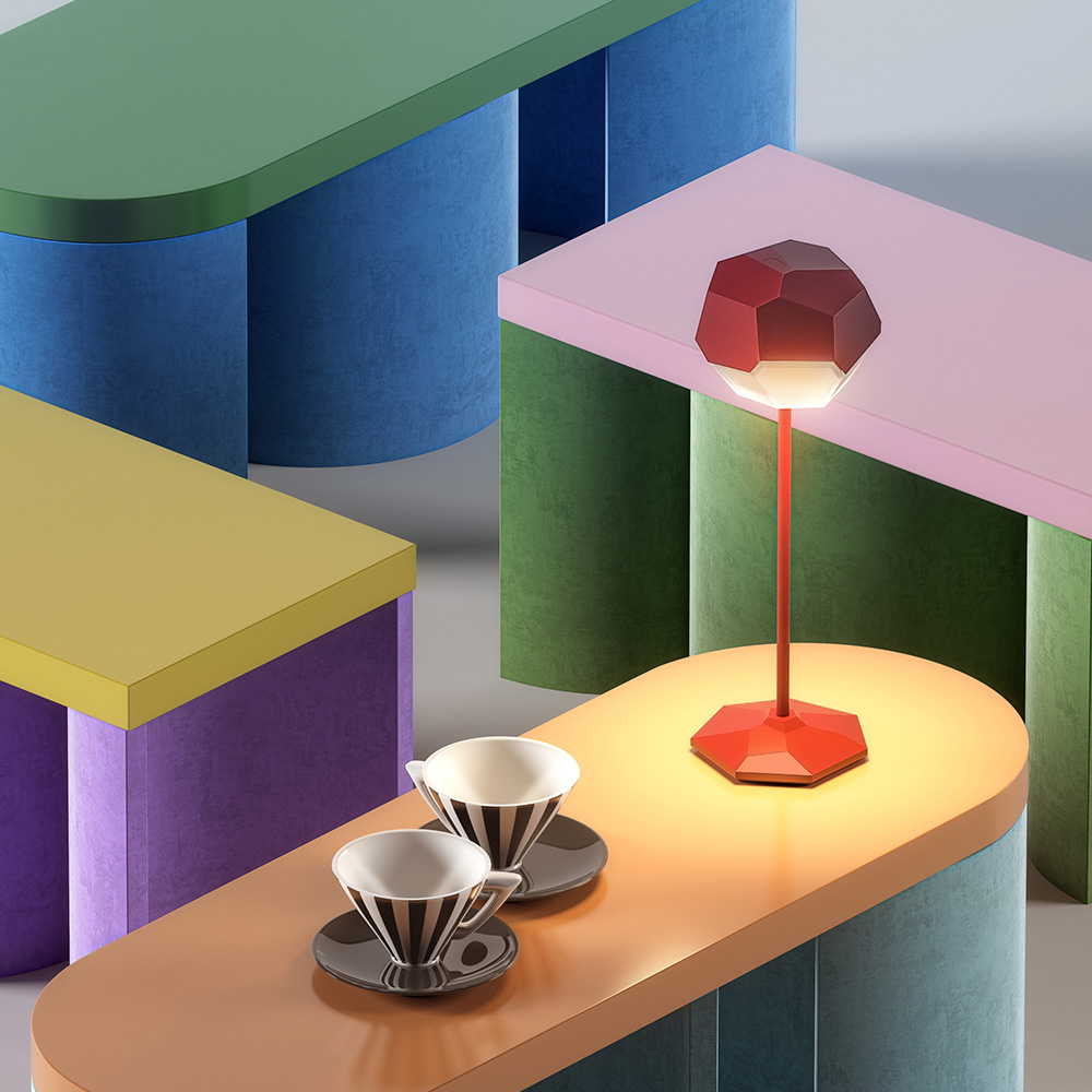 UBIQUA STONE 유비콰 무드등 인테리어 조명 LED 충전식 포터블 테이블 램프 디밍, 화이트 370101 172,000원