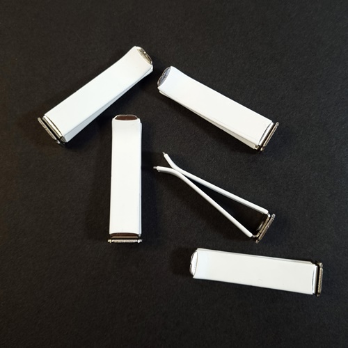 긴 사각 차량용 벤트 클립 ( 화이트 ) , 석고방향제만들기 diy 재료 17,900원