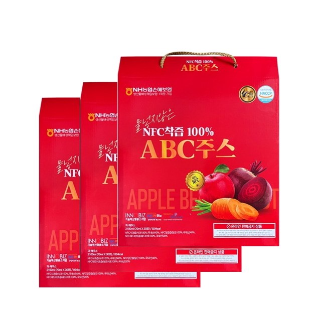 더존건강 NFC 착즙 % ABC주스 캐리어타입, 90개, 70ml 49,500원