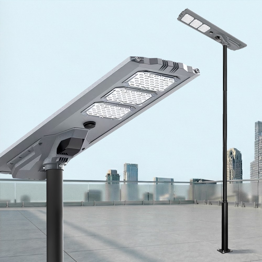 나눔조명 태양광 UFO 헤드 LED 태양열 공원 보안등 일체형 도로 가로등 경관조명 설치 메가 300 기둥 4M 760,000원