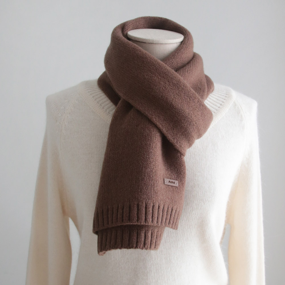 바비수 세라울100 레더라벨 솔리드 머플러 23,140원