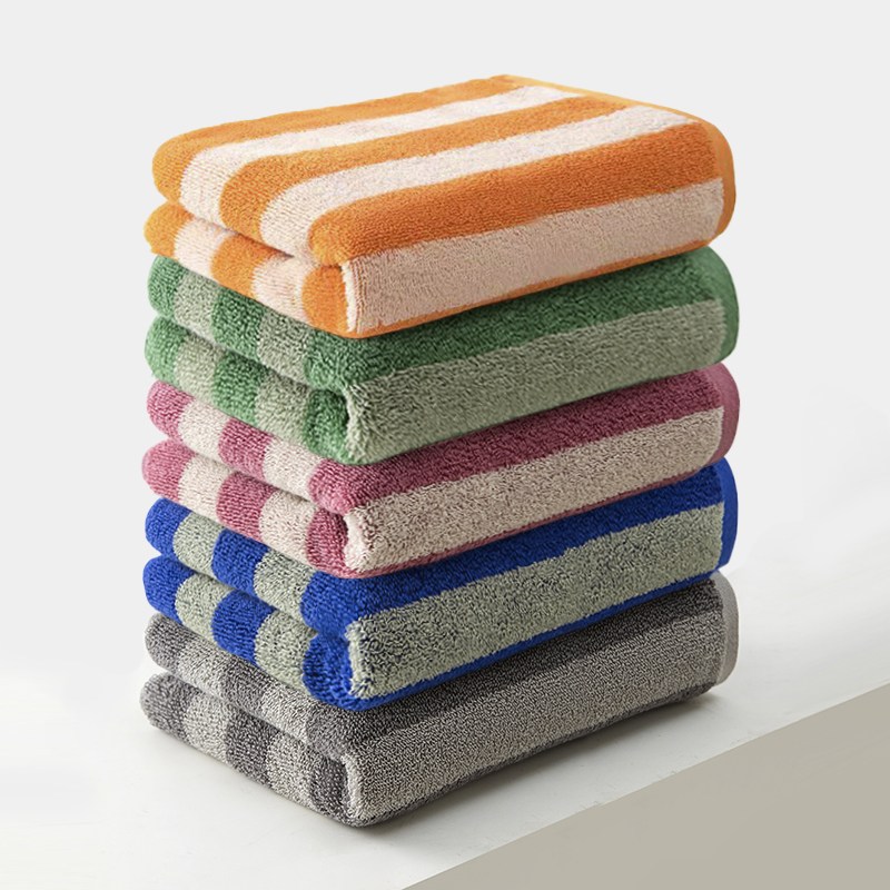 록신 호텔 수건 스트라이프 디자인 선염 40수 코마사 데일리 타월 17,360원