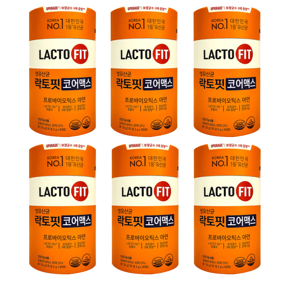 락토핏 종근당건강 생유산균 코어맥스, 45g, 6세트 90,440원