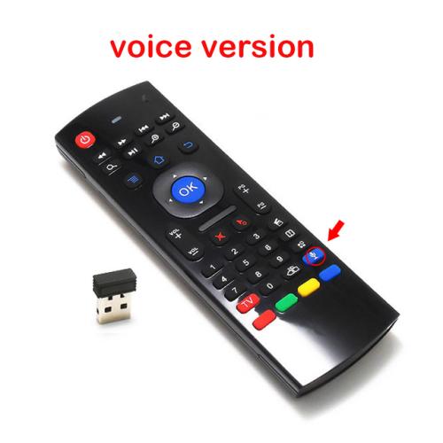 음성 백라이트 MX3 에어 마우스 미니 키보드 2.4G 무선 원격 플라이 마우스 IR 학습 안드로이드 스마트 TV 박스 X96 H96 MAX 17,470원