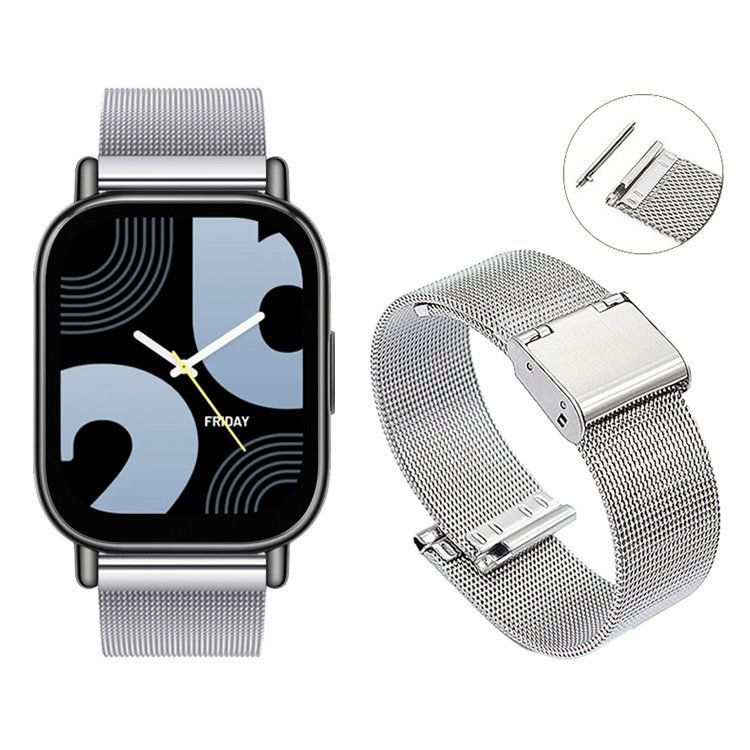 SKENOS 22mm 표준 스트랩 스테인리스 밀레니즈 시계줄 레드미워치5 라이트 액티브 어메이즈핏 갤럭시워치 호환 9,900원