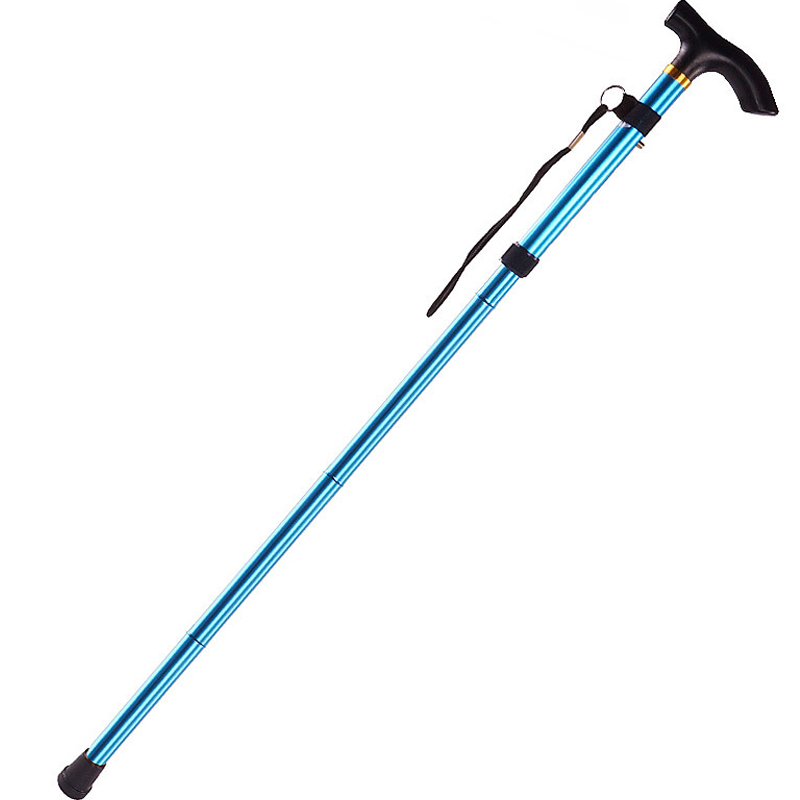 ENQMA 5단 미끄럼 방지 접이식 지팡이 등산스틱, 블루, 1개 9,900원