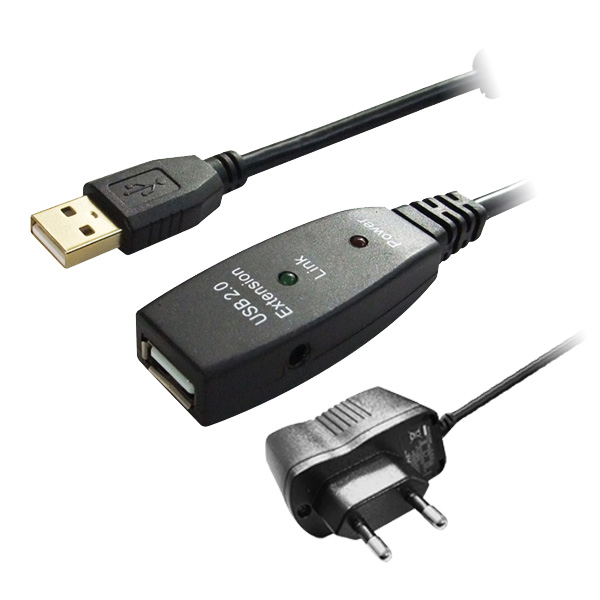 대원TMT USB2.0 유전원 리피터 5M 15,500원