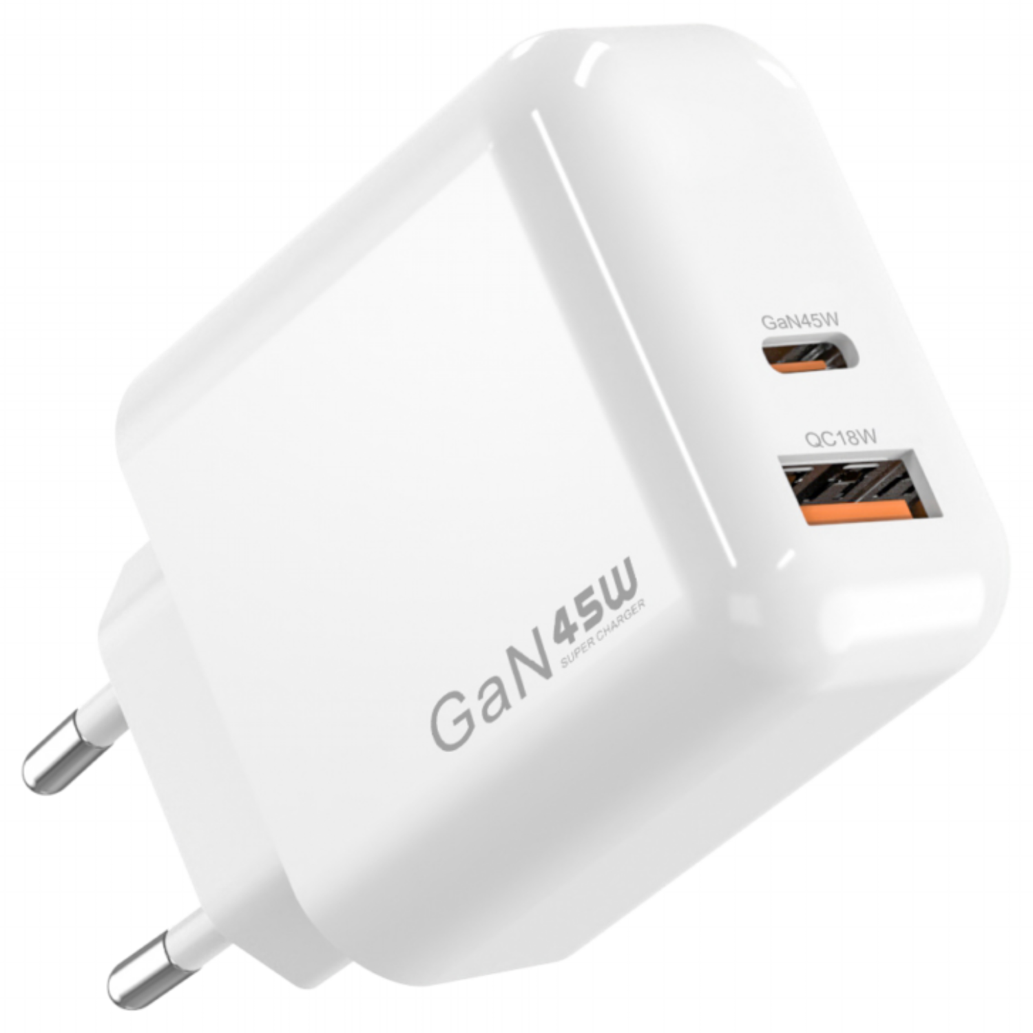 폴리폴 45W GaN 듀얼포트 어댑터 초고속 충전기 PD 프리볼트 10,300원