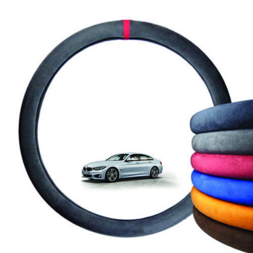 알칸타라 BMW 6시리즈 620d 630d 630i 640i 고급 핸들커버, orange(370mm) 46,000원