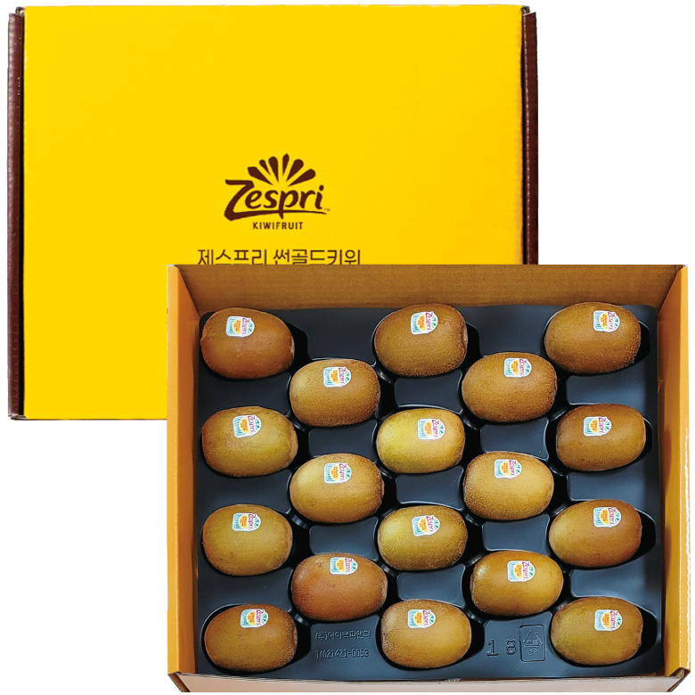 [미식해] 썬 골드키위 대과 선물세트, 1개, 2.5kg 36,000원