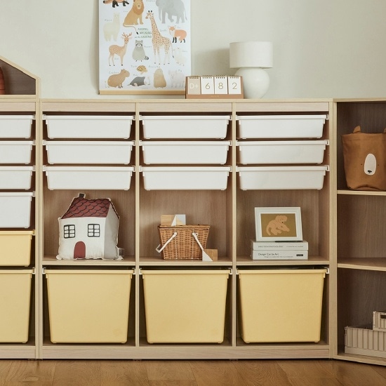 한샘 샘키즈 1단 미니박스 수납책장 1305 크림옐로우 217,300원