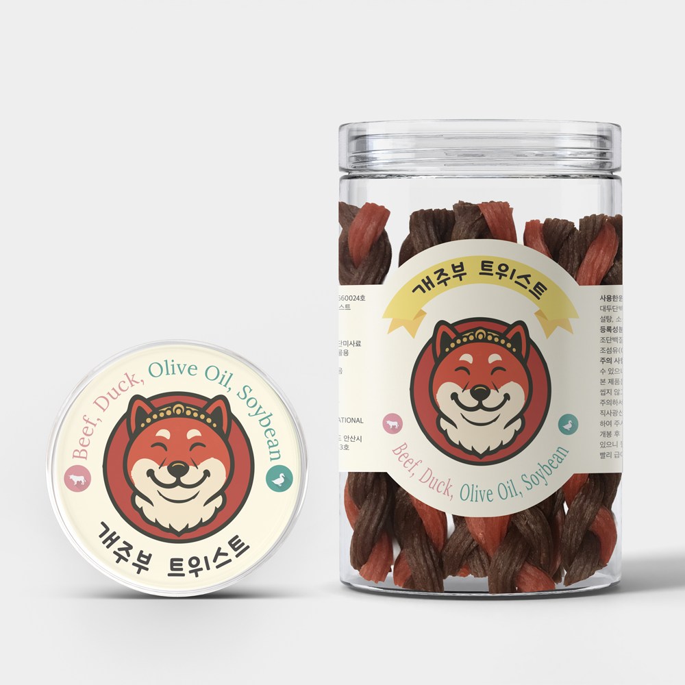 간식삼촌 개주부 트위스트 대용량 오래먹는 강아지간식 강아지껌, 3개, 500g, 소&오리 48,000원