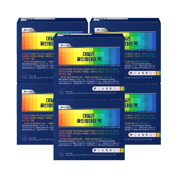 기타 JW중외제약 데일리 올인원데이팩 6박스(2gX180팩) (180일분) 198,070원