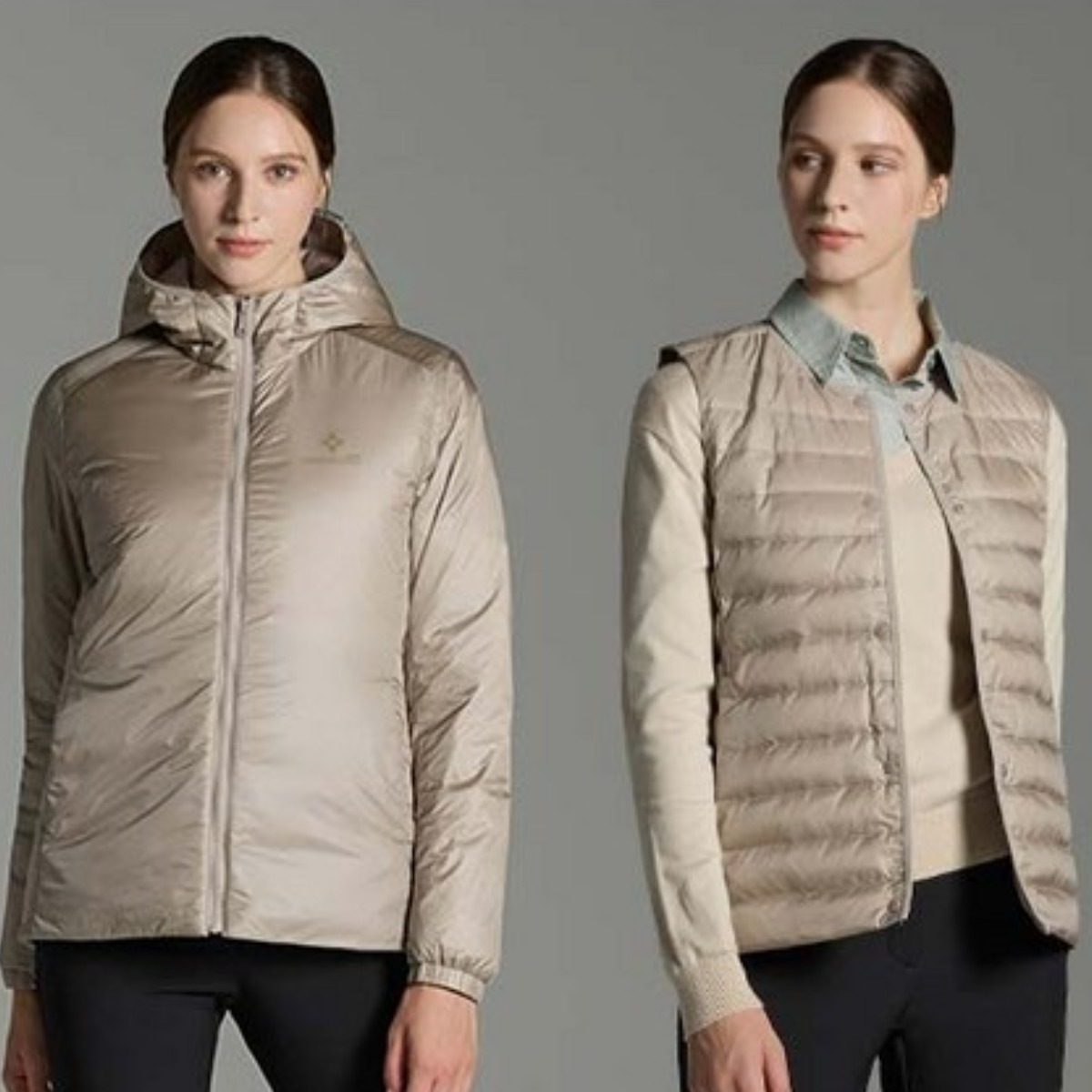 [네파이젠벅] 덕다운 패딩+베스트세트 여성 3컬러 택1 39,000원