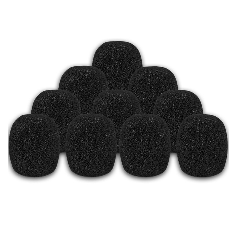 마다꾸미 핀 마이크 스펀지 커버, 블랙, 10개, 단일상품 6,000원
