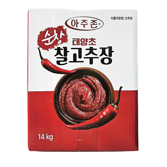 아주존 순창우리식품 업소용 대용량 순창 태양초 찰고추장 (고추가루 함량 6.3%), 14kg, 1개 25,420원
