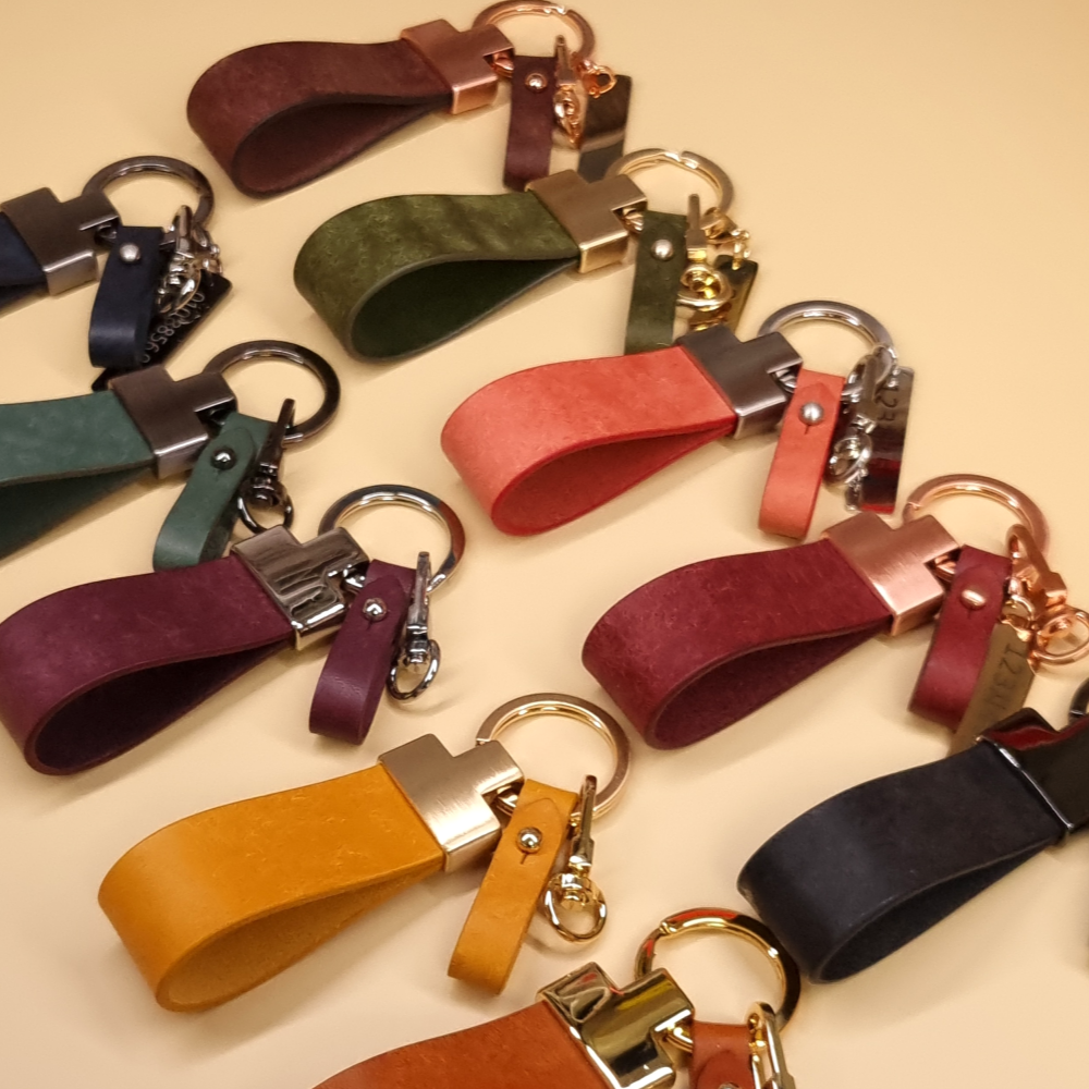 Bluerang 이태리 푸에블로 가죽 키링 풀세트 자동차 열쇠고리 양면 각인 무료 18,400원