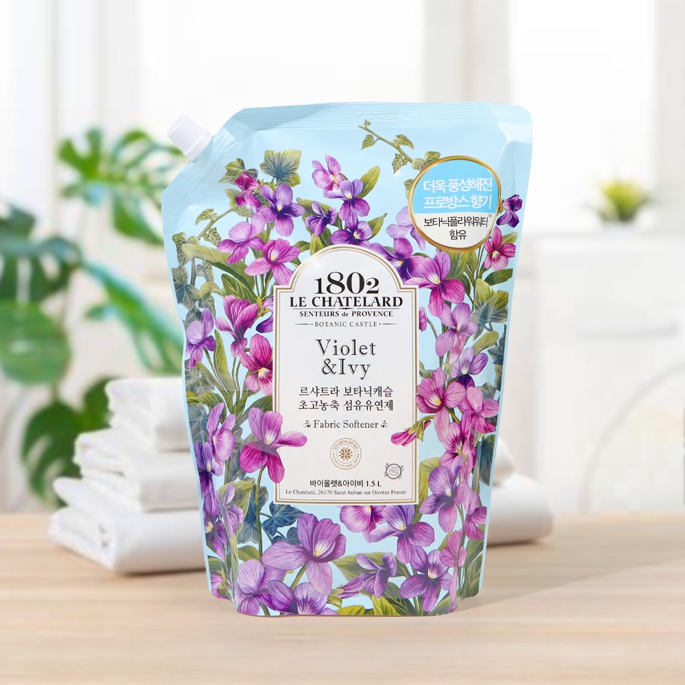 르샤트라 보타닉캐슬 고농축 섬유유연제 바이올렛 아이비 리필 17,900원