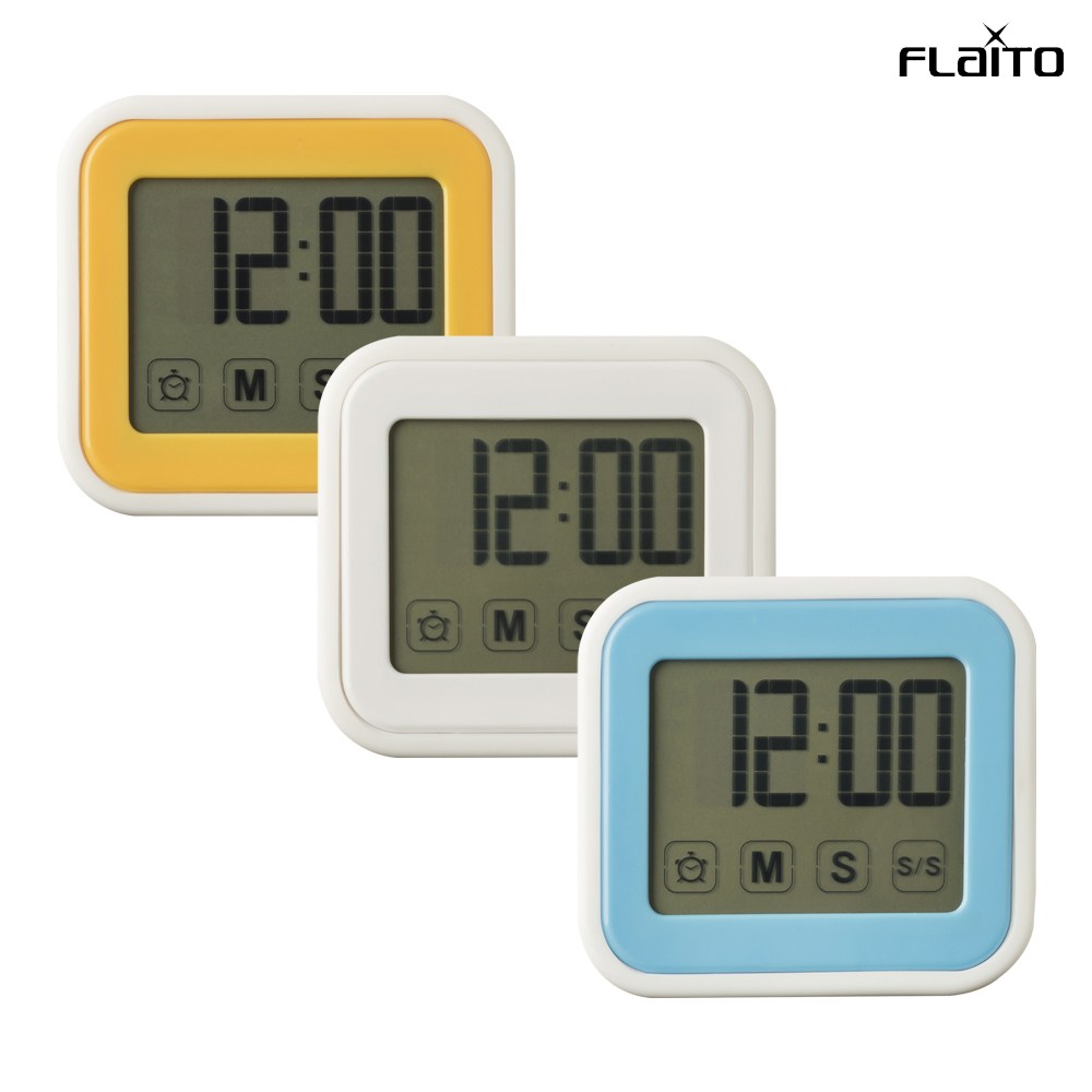 플라이토 디지털 전자식 타이머 겸 방수 시계 욕실 화장실 주방 요리 11,900원