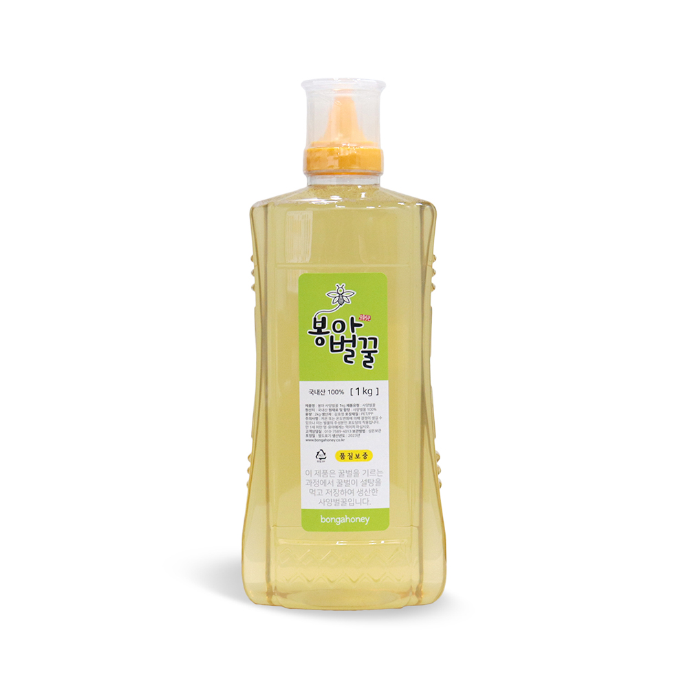 봉아 사양벌꿀 튜브꿀 1kg / 2kg / 2.4kg 14,180원